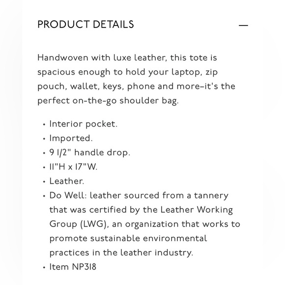 Elegant Brown Woven Tote Bag - Picture 11 of 11